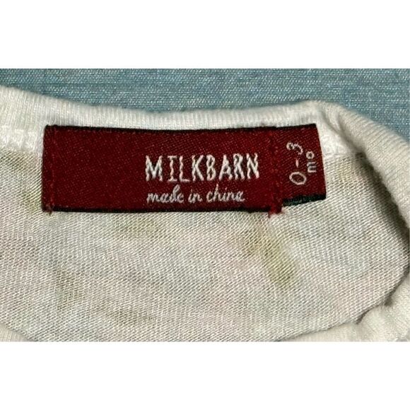 MilkBarn Daisy Bamboo Newborn Gown Sleeper Onesie Girls 0-3 Months - Picture 4 of 8